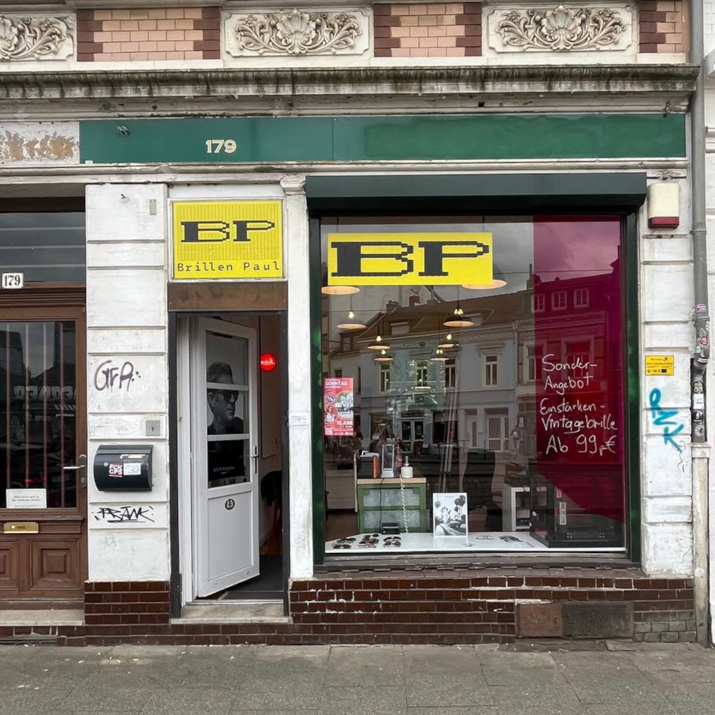 Brillen Paul Augenoptiker Ladengeschäftsfront